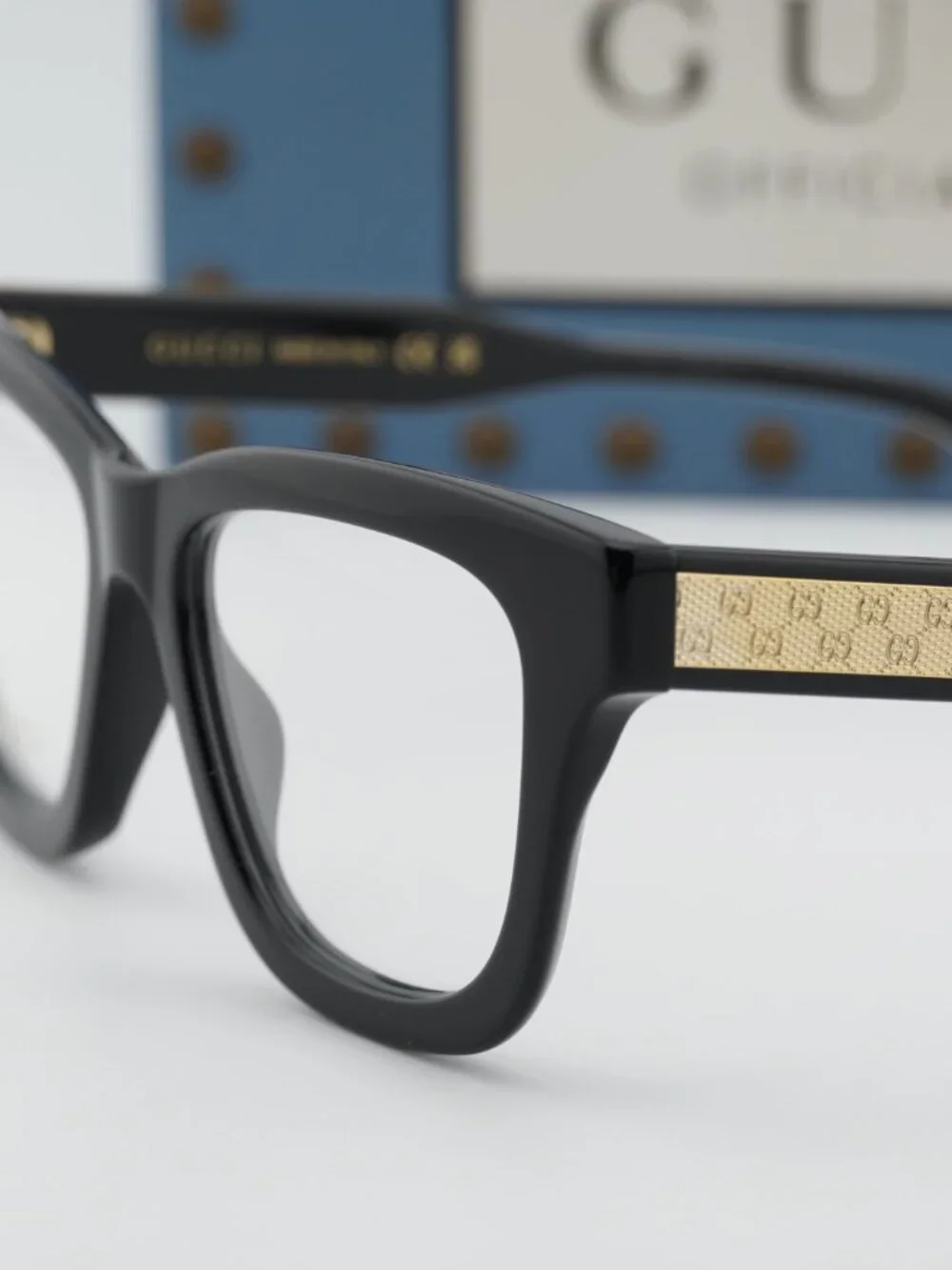 Gucci GG2066O 005 Women Square Eyeglasses 51mm - Black - Picture 2 of 10